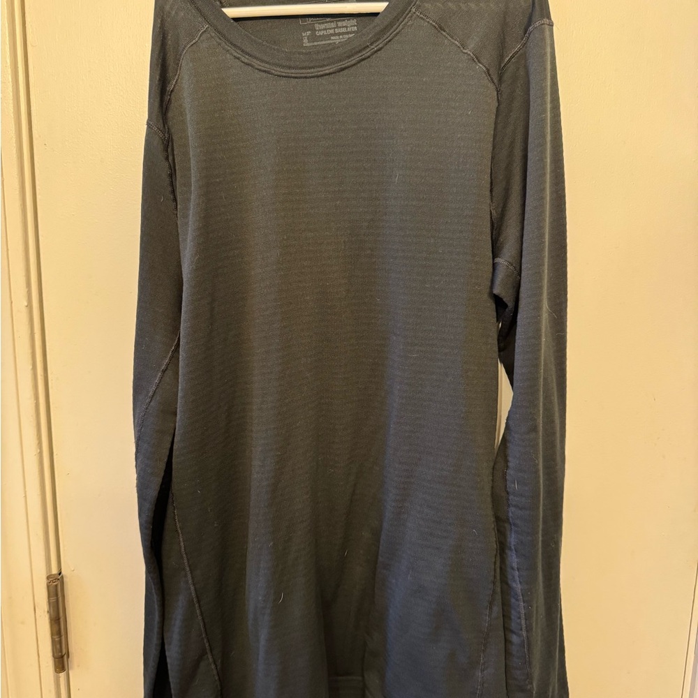 Patagonia Capilene Thermal Weight Black Mens Small